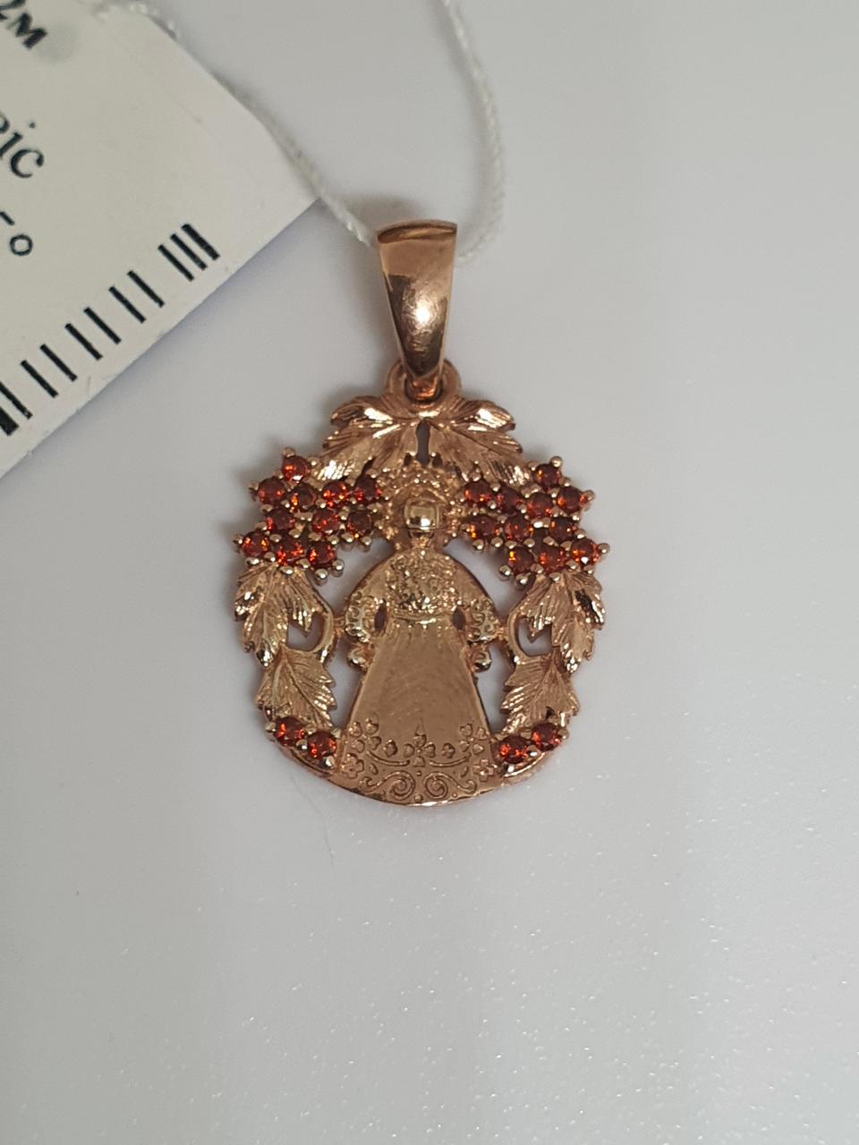 Кулон срібло лялька Мотанка в калині позолота 925 проби (2757838885) - фото 6 Кулон срібло лялька Мотанка в калині позолота 925 проби (2757838885) - фото 6