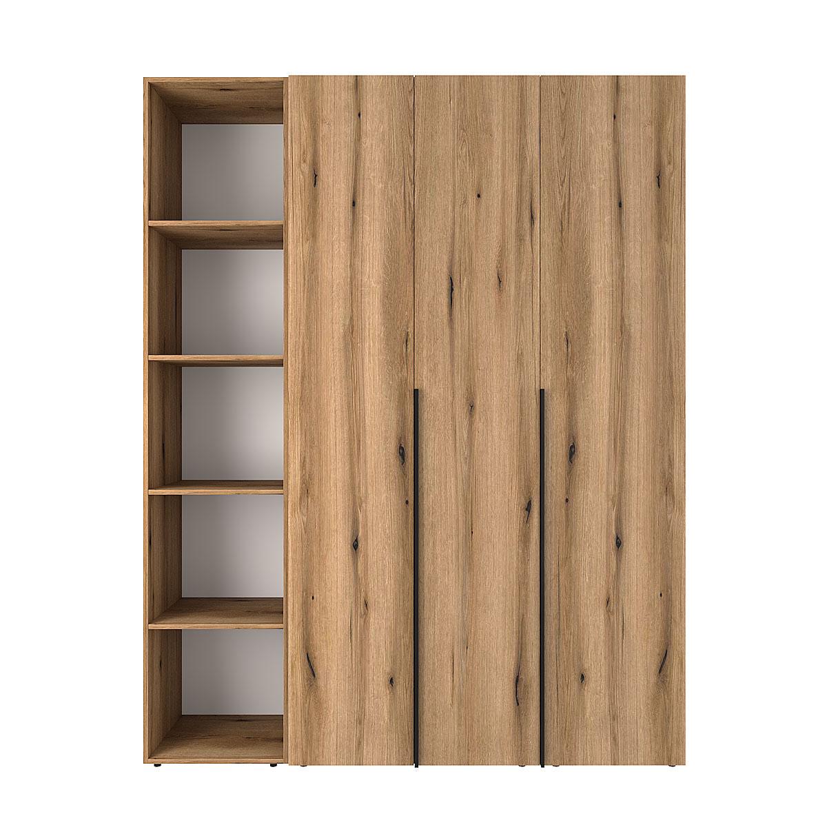 Шкаф распашной комбинированный ART IN HEAD №16 Light 1600x500x2200 мм Дуб Эвок прибрежный (GALTK01610000000) - фото 1 Шкаф распашной комбинированный ART IN HEAD №16 Light 1600x500x2200 мм Дуб Эвок прибрежный (GALTK01610000000) - фото 1