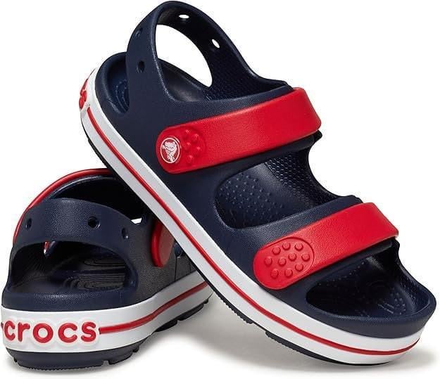 Сандалі для хлопчика Crocs Toddler Crocband Cruiser Sandal kids р. 22/23 Navy Varsity Red (18148)