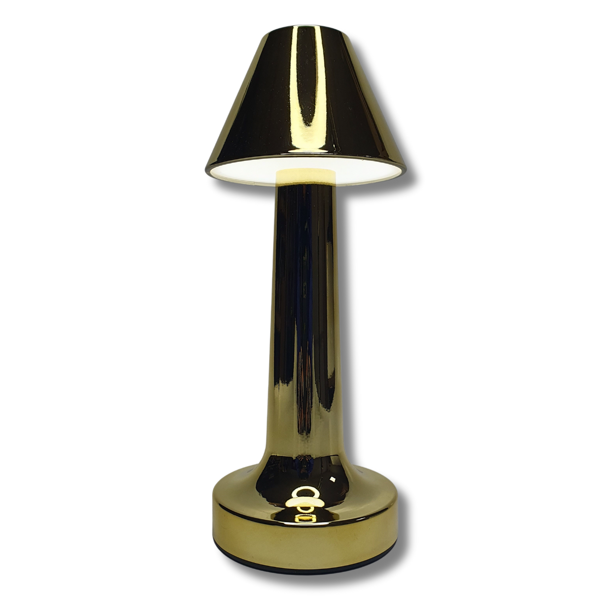 Настільна лампа бездротова з сенсорним керуванням та регулювання яскравості Золотистий (PND-803-Gold)