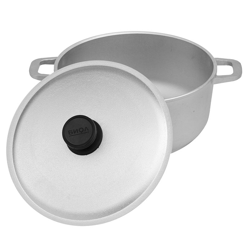 Каструля алюмінієва Біол з литими ручками і кришкою 3 л 22 см