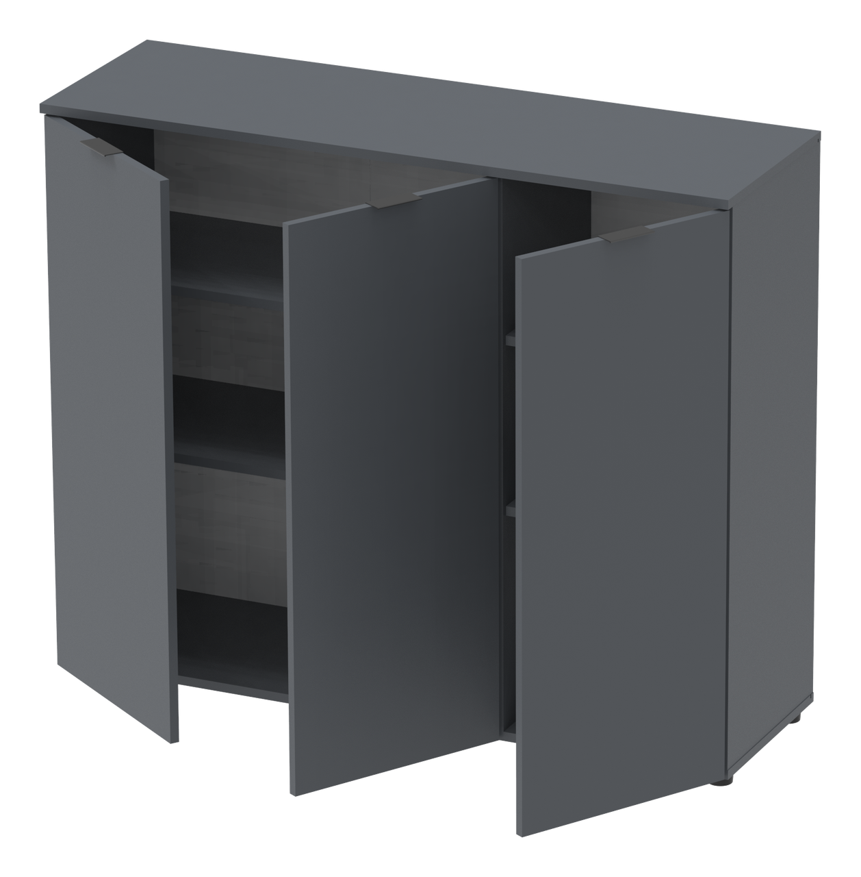 Комод в гостиную Doros Рон 6 120х38х100 см Графит (DRS-011303)