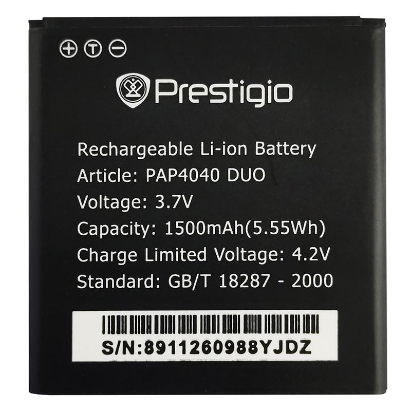 Аккумулятор для Prestigio РАР 4040 (1500 mAh)