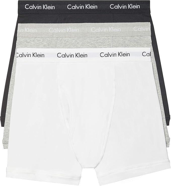 Набор трусов-шорт мужских хлопковых Calvin Klein XL 3 шт. Разноцветный (2625610252)