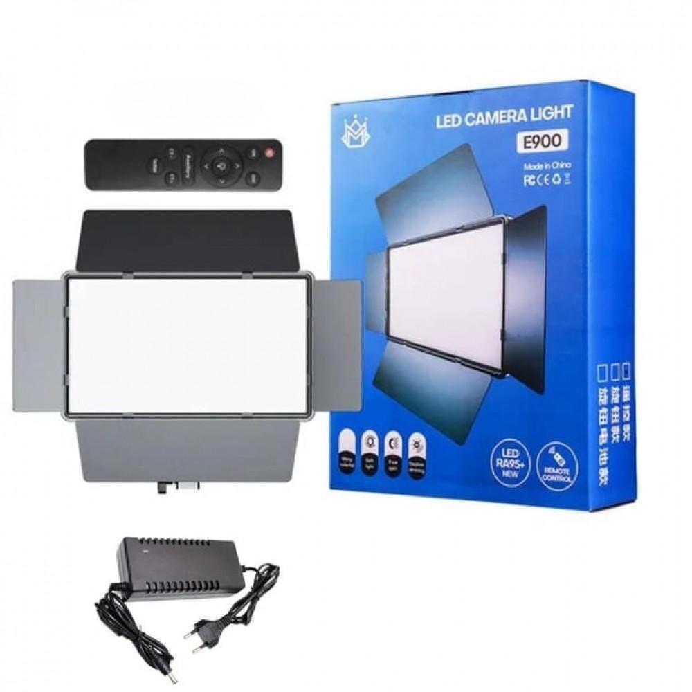 Лампа видеосвета LED E900 с дисплеем 768 Lights 3000K-6500K Remote 30x17 см