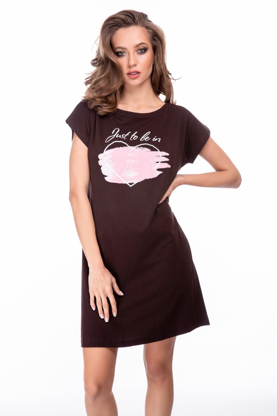 Рубашка Fleri 40/XS Коричневый (66477)