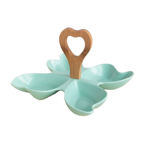 Мінажниця Stenson YG01106 з ручкою Butterfly 20x20x15 см Mint (595834) Мінажниця Stenson YG01106 з ручкою Butterfly 20x20x15 см Mint (595834)