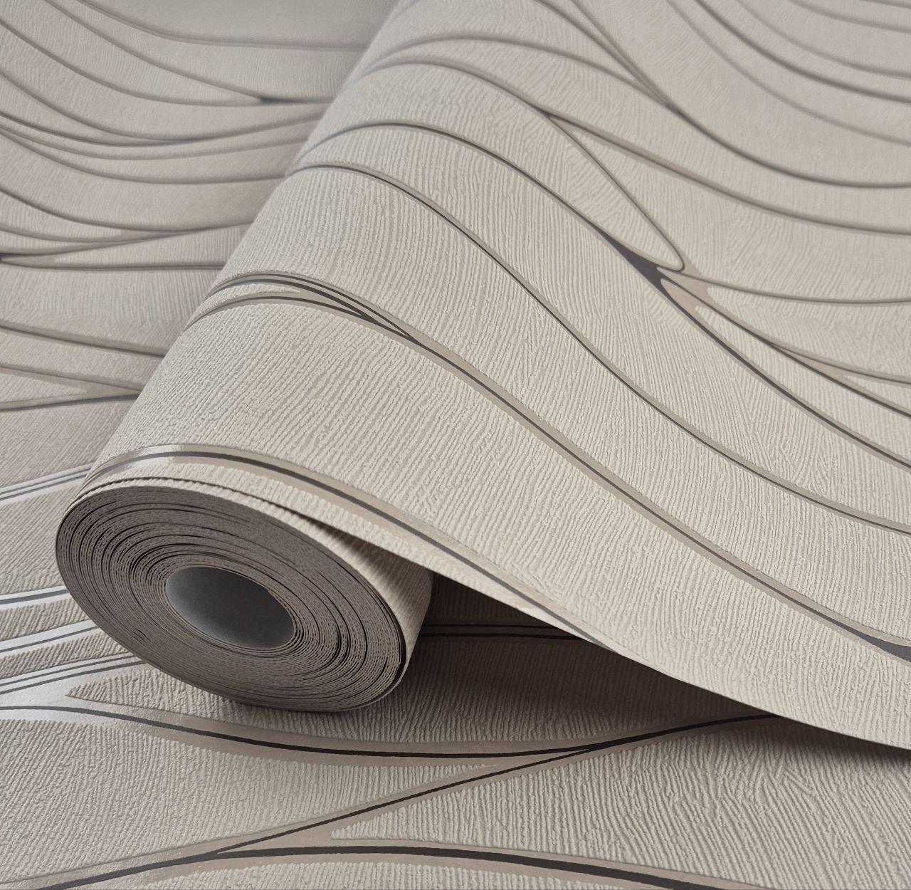 Обои виниловые на флизелине для спальни/гостиной/коридора Marburg 21772 0,53х10,05 м Кофейный (2895927430)