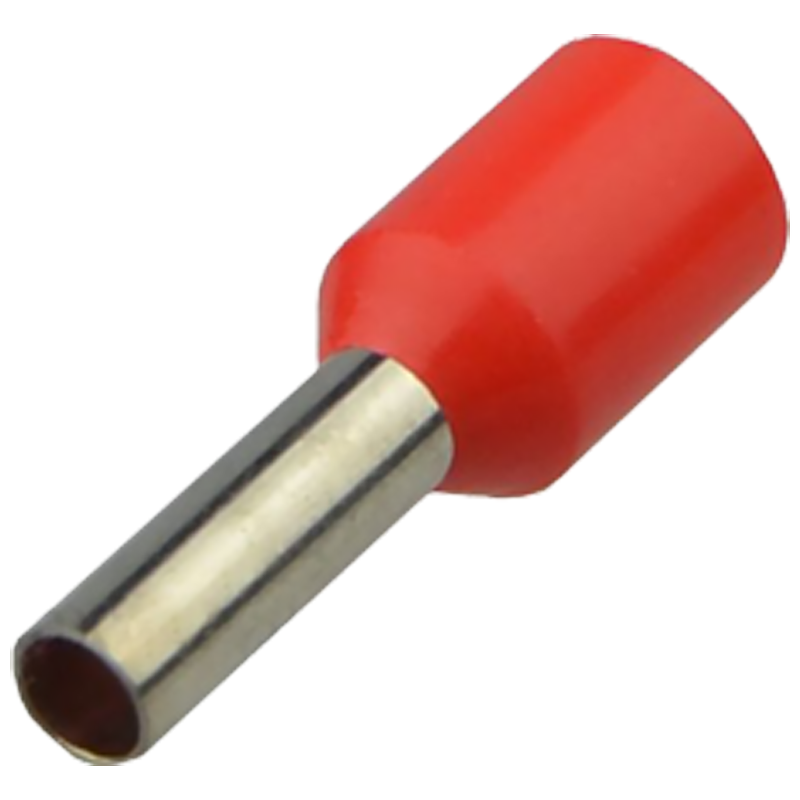 Наконечник изолированный CNC E4012 4 мм2 12 мм 100 шт. Красный (Б00042158) Наконечник изолированный CNC E4012 4 мм2 12 мм 100 шт. Красный (Б00042158)