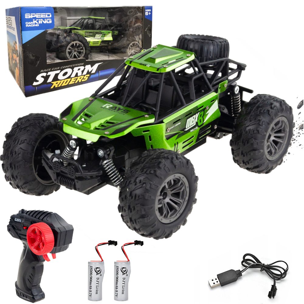 Машинка на радіокеруванні Big Monster Truck Зелений (9040-2F)