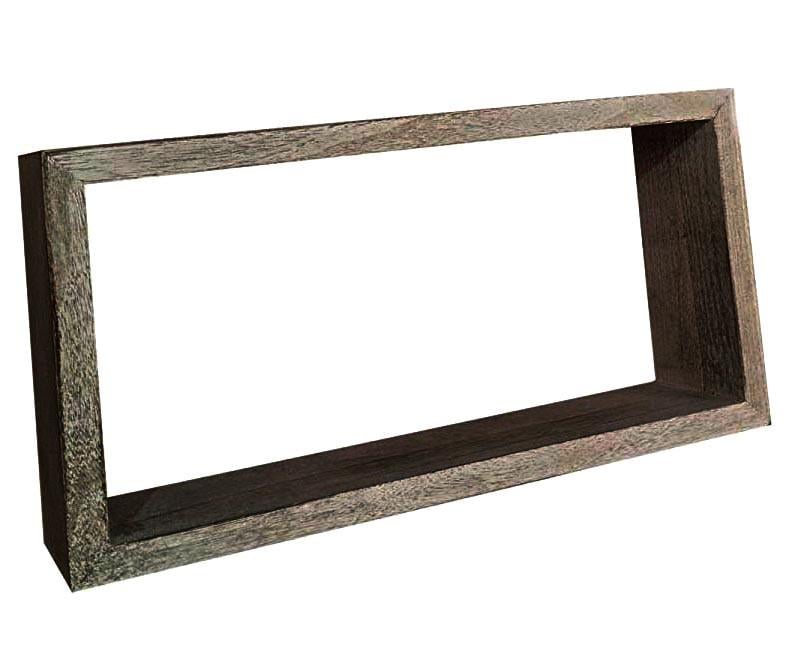 Полка настенная из дерева Алмас 20х39 см Мокко (НСП-391610)