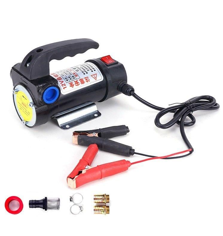 Насос електричний iCar для перекачування/заміни оливи/палива з ручкою 12 В (Е051194)