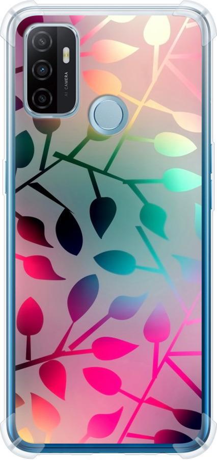 Чехол на Oppo A53 Листья (2235sp-568-42517)