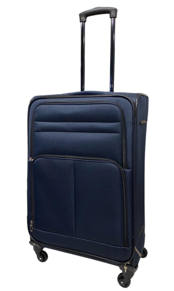 Чемодан средний TAG JB1001 полиэстер M Темно-синий