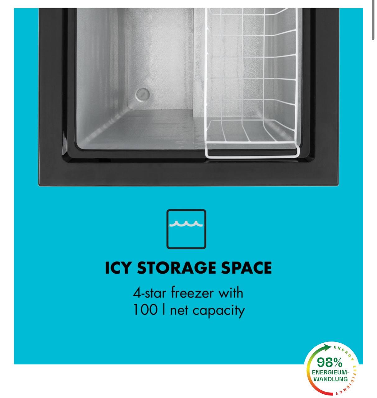 Морозильная камера KLARSTEIN Iceblokk 99 л (10045780) - фото 5