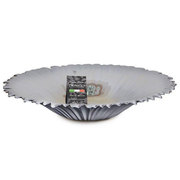 Блюдо Franco 40 см Серый с перламутром (316-809) Блюдо Franco 40 см Серый с перламутром (316-809)