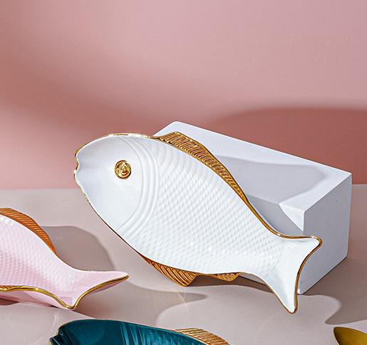 Блюдо Риба 14813 4х16х30,7 см Білий (4995141) - фото 5