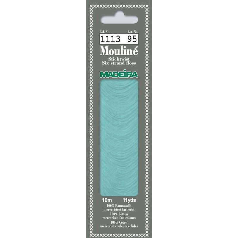 Нитки мулине Madeira 1113 Mouline Морская волна
