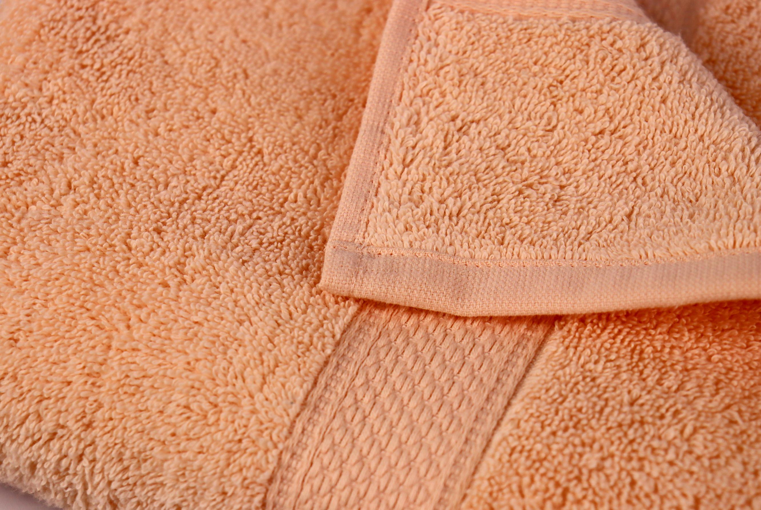 Полотенце Colorful Somon 50х100 см Персиковый - фото 7