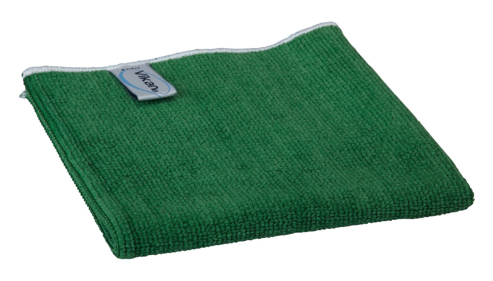 Салфетка Basic Vikan из микрофибры 400х400 мм Зеленый (691142)