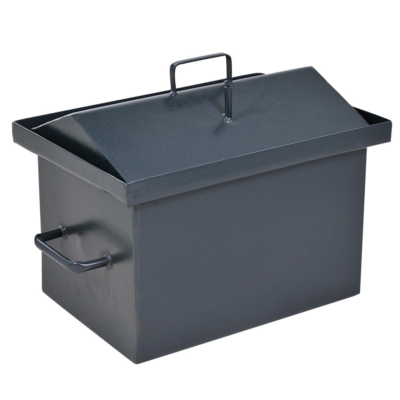 Коптильня горячего копчения 2мм 450х330х300 мм с гидрозатвором