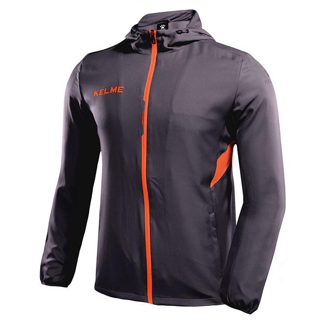 Ветровка Kelme Primera new 2XL Темно-серый/Оранжевый