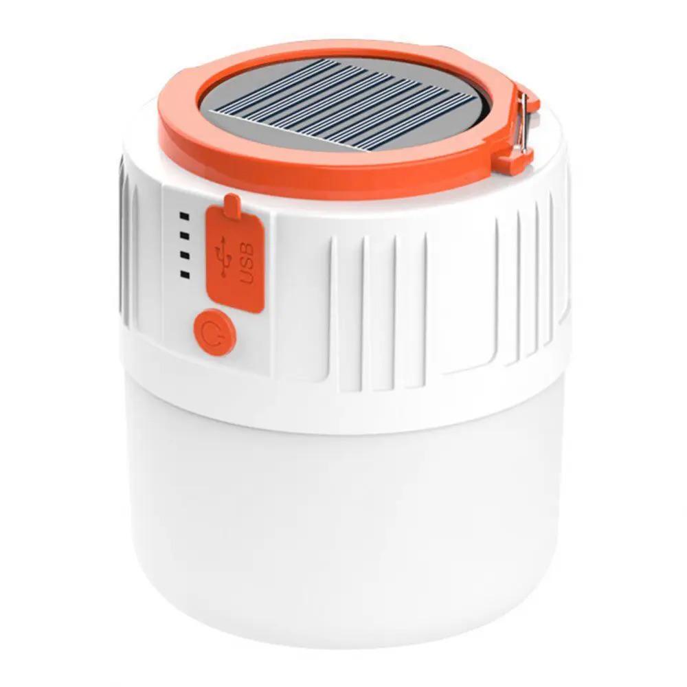 Фонарь LED HS-V66-1 Solar Charge встроенная солнечная панель с ручкой IP55 10 Вт (38538)