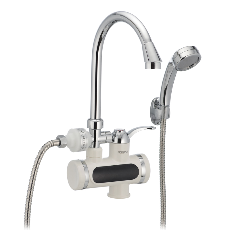 Проточный водонагреватель ZERIX ELW11-E с индикатором температуры (ZX2983)