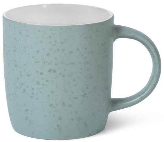 Кружка керамическая Fissman Mairenn-90 330 мл Бирюзовый/Белый (FN-6090)