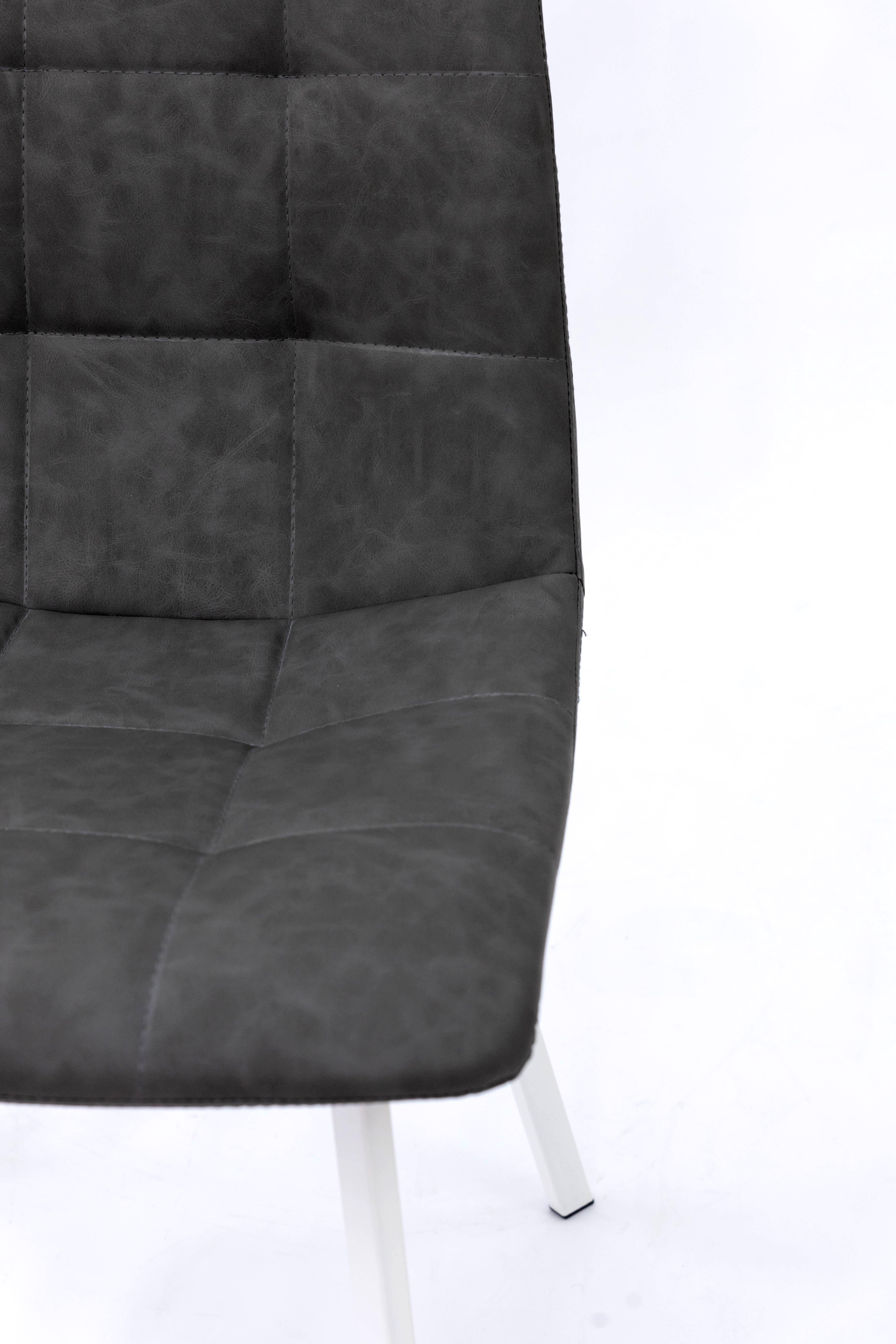 Стілець для кухні та вітальні ГРЕЙС Чілі квадрат 440х890х460 мм Білий/Сірий (GAА0052361) - фото 7 Стілець для кухні та вітальні ГРЕЙС Чілі квадрат 440х890х460 мм Білий/Сірий (GAА0052361) - фото 7