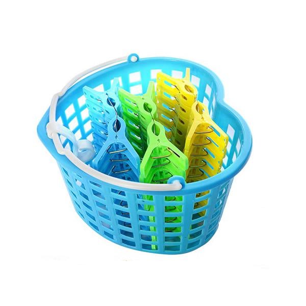 Прищепка бытовая пластик в ведре 48 шт. Hoz Ассорти (MMS-N01425) Прищепка бытовая пластик в ведре 48 шт. Hoz Ассорти (MMS-N01425)