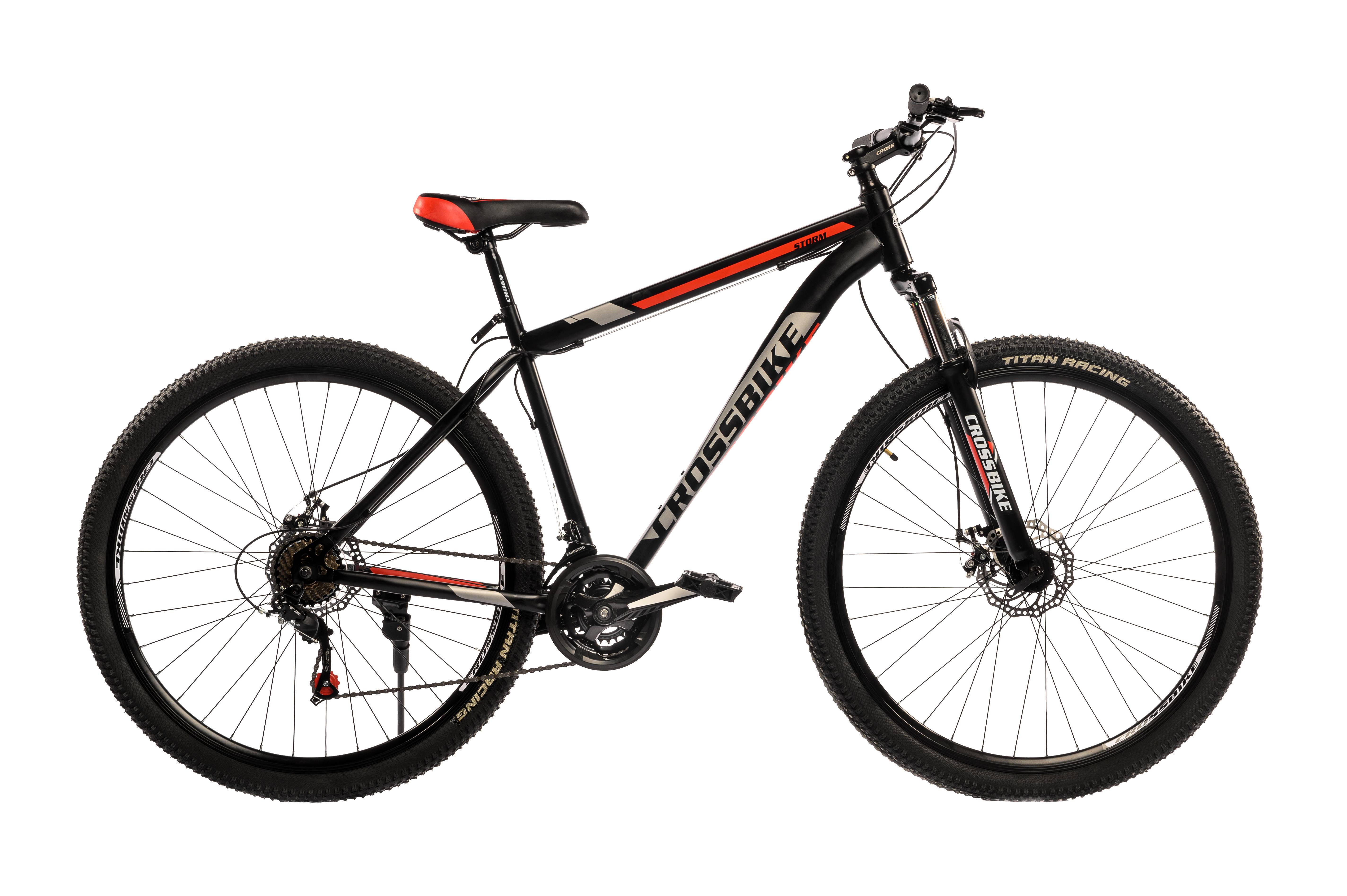 Велосипед CrossBike Storm 29"19" Черно-красный