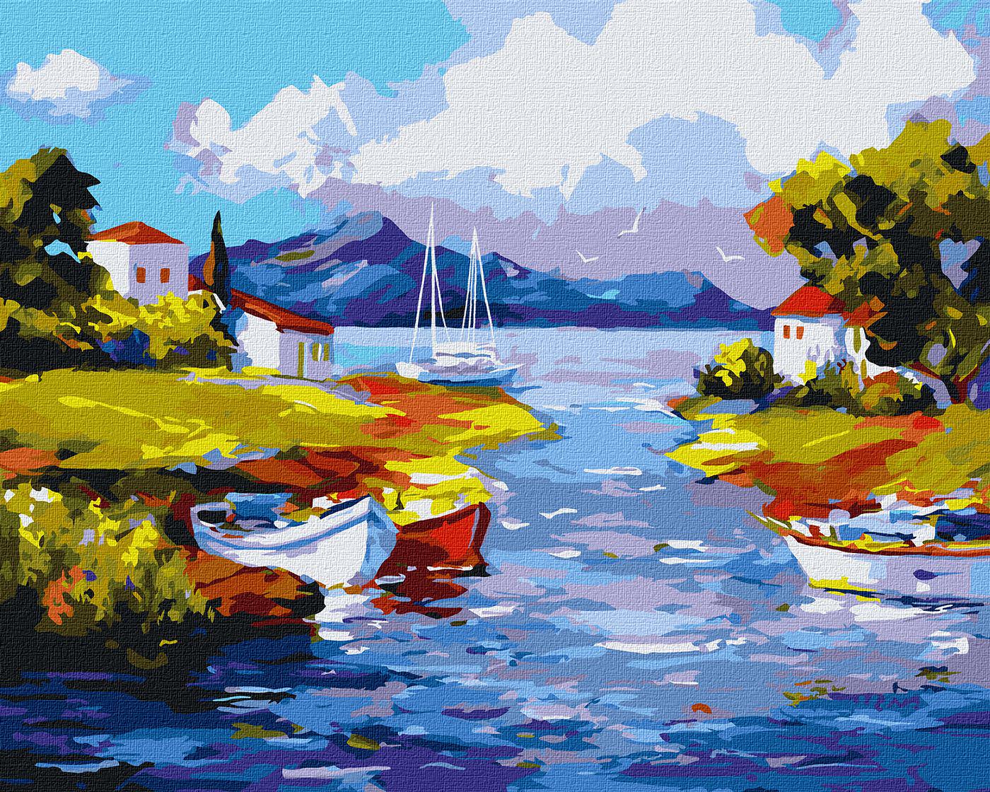 Картина по номерам Идейка В тихой лагуне 40x50 см (KH2769)