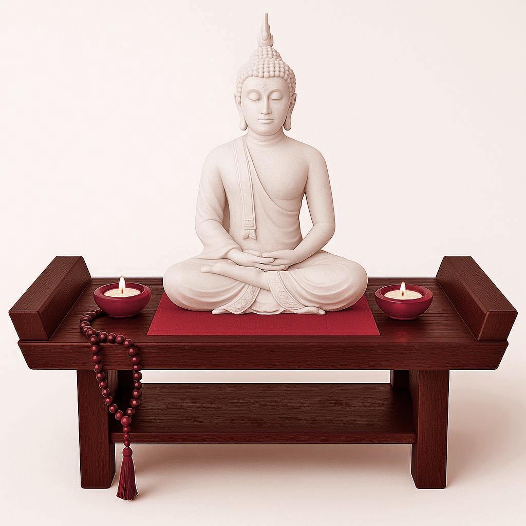 Алтарь для медитации из дерева Таджини Савоярди (ЛАТ-000515)