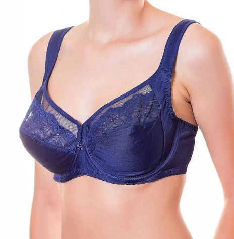 Бюстгальтер без поролону 11268 м’яка чашка D75 Синій (11268-2)