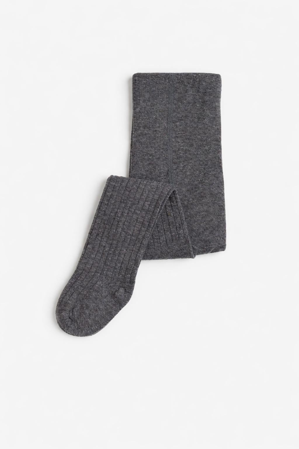 Колготки Смужки вязка 62-68 см Темно-сірий (1081653П)