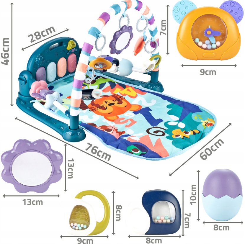 Килимок розвиваючий з піаніно MalPlay 76х60 см - фото 2 Килимок розвиваючий з піаніно MalPlay 76х60 см - фото 2