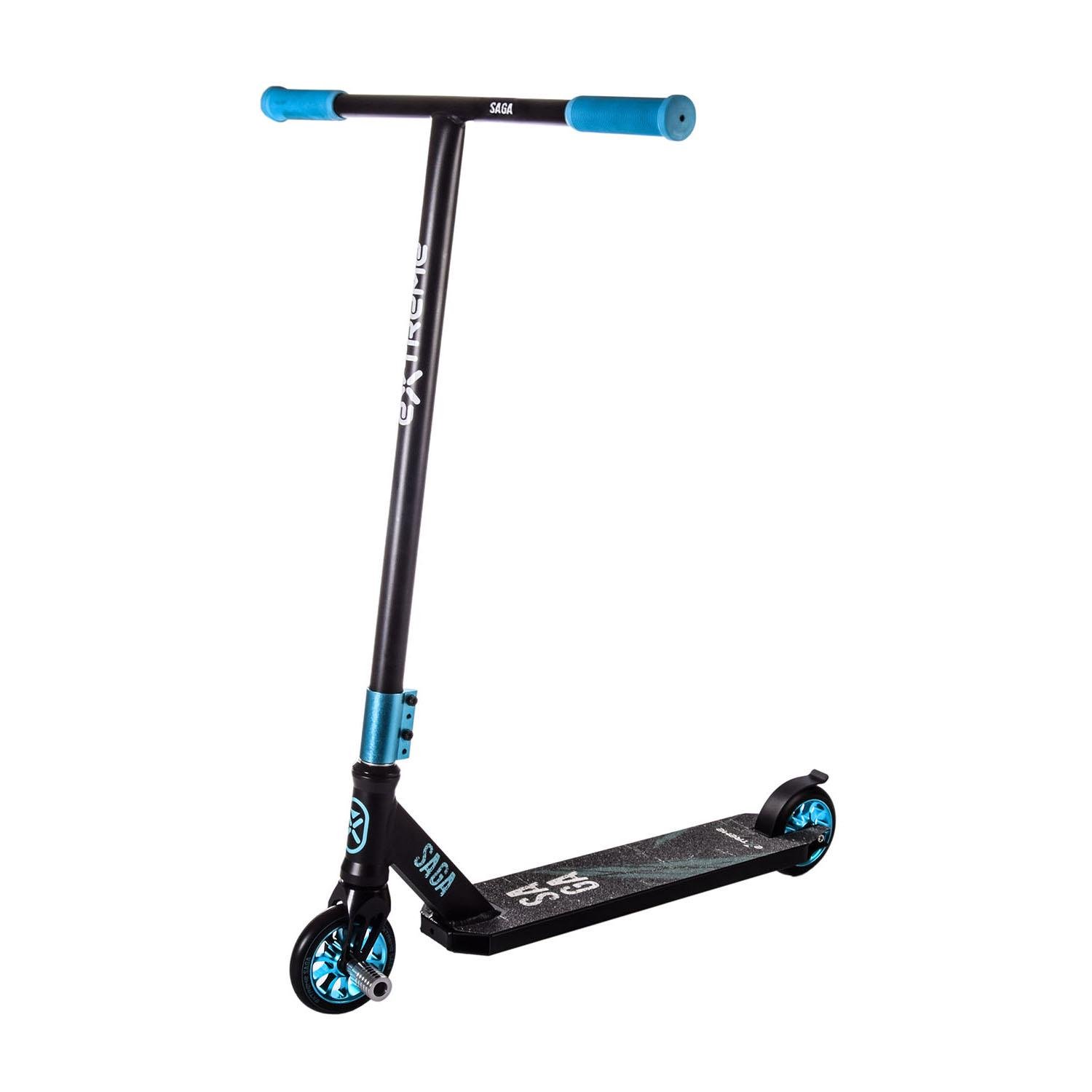 Самокат трюковый 2-х колесный Extreme Motion SAGA TR21007 колеса PU 110 мм Синий (31322)