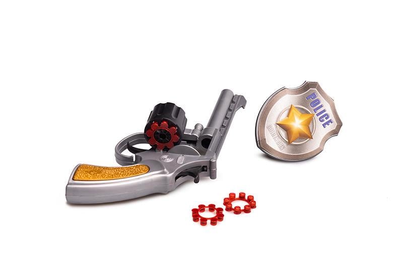 Дитячий іграшковий револьвер Golden Gun Mr. K 237GG з пістонами (RLT18607)