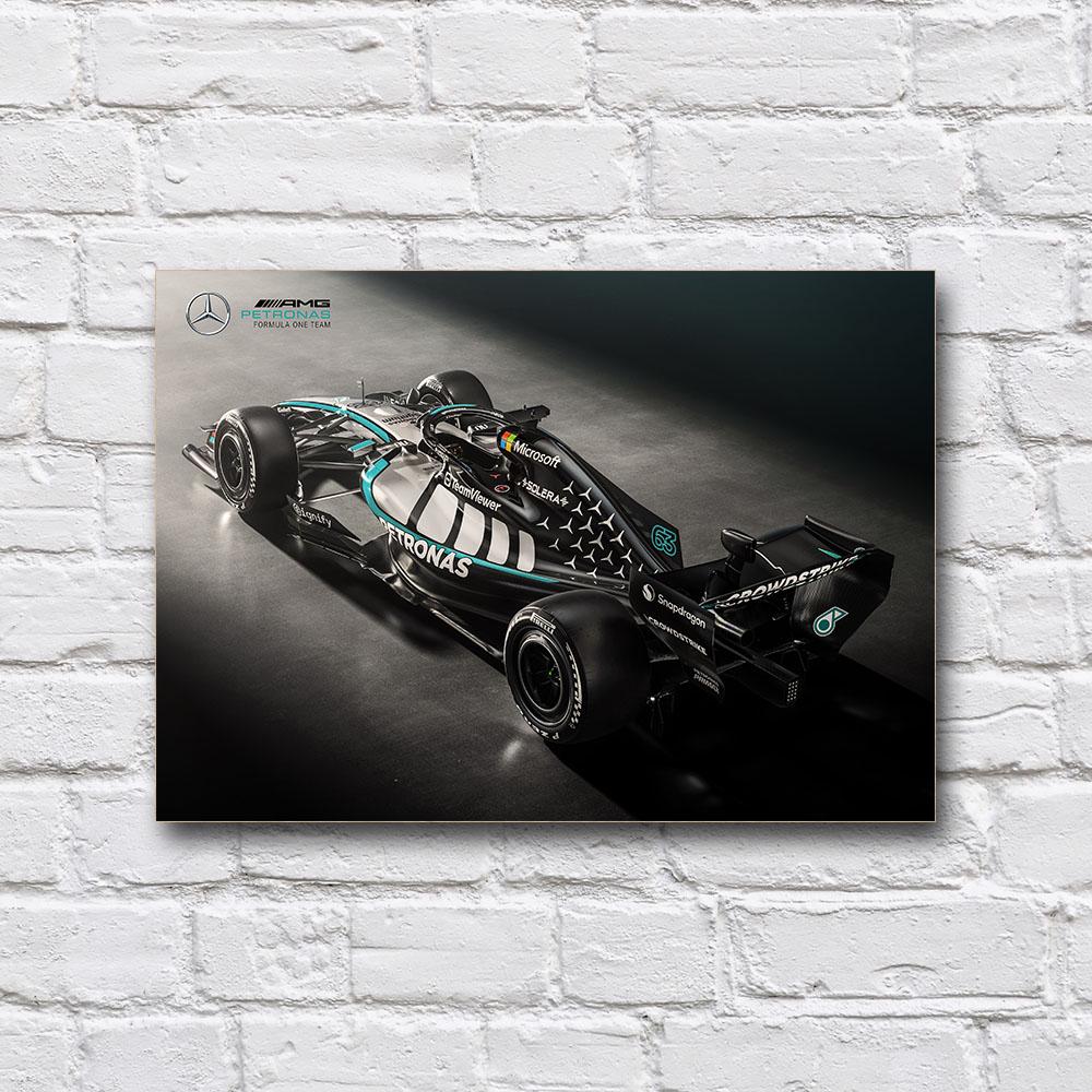 Постер дерев’яний Формула-1 Mercedes-AMG W17 210х297 мм (33852916)