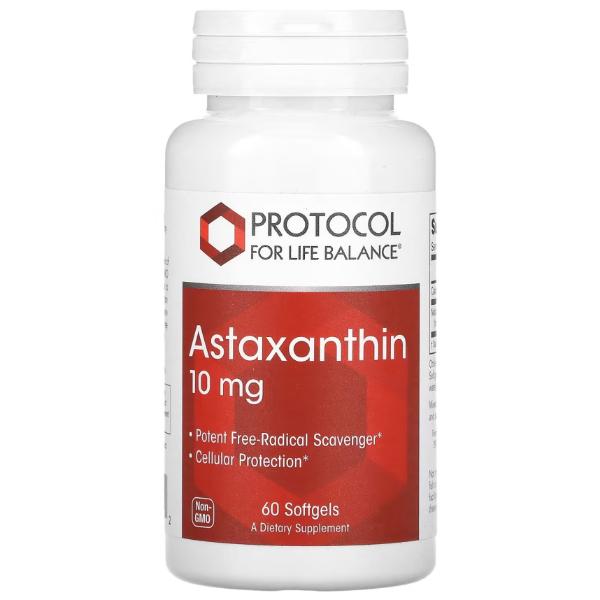Астаксантин Protocol for Life Balance Astaxanthin 10 мг 60 мяг. капс. (000023152) Астаксантин Protocol for Life Balance Astaxanthin 10 мг 60 мяг. капс. (000023152)