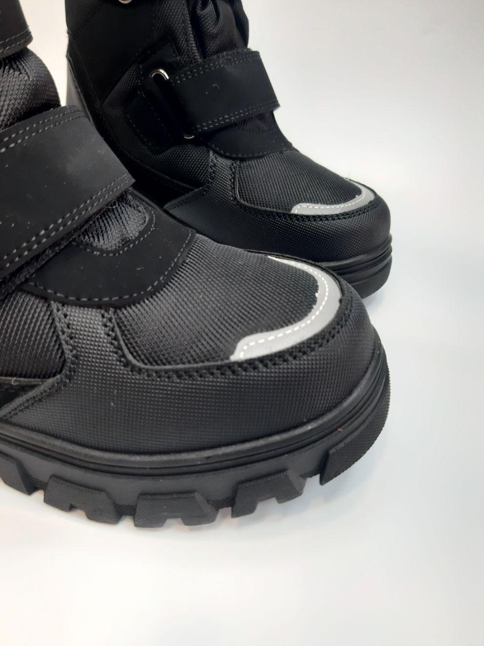 Ботинки зимние TOM.M для мальчика р. 35 23 см Черный (01378 A black) - фото 2 Ботинки зимние TOM.M для мальчика р. 35 23 см Черный (01378 A black) - фото 2