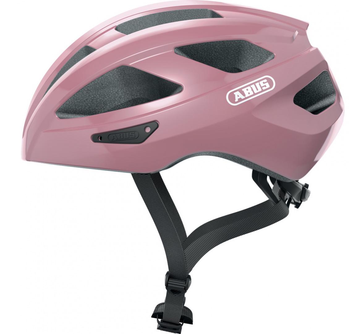 Шолом велосипедний Abus MACATOR р. 52-58 Shiny Rose (673351)