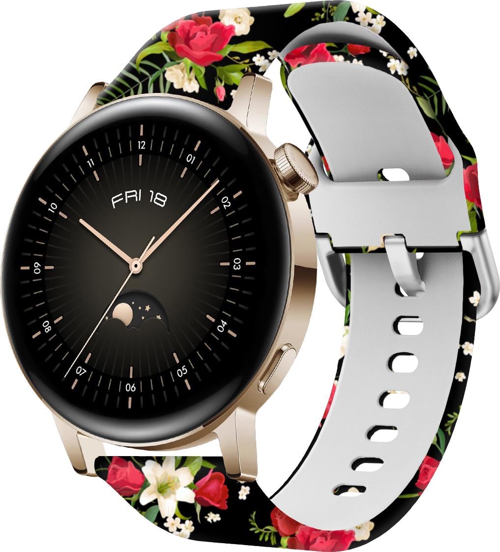 Ремешок Colorful для Huawei Watch GT3 42 мм Rose/Black (28617)