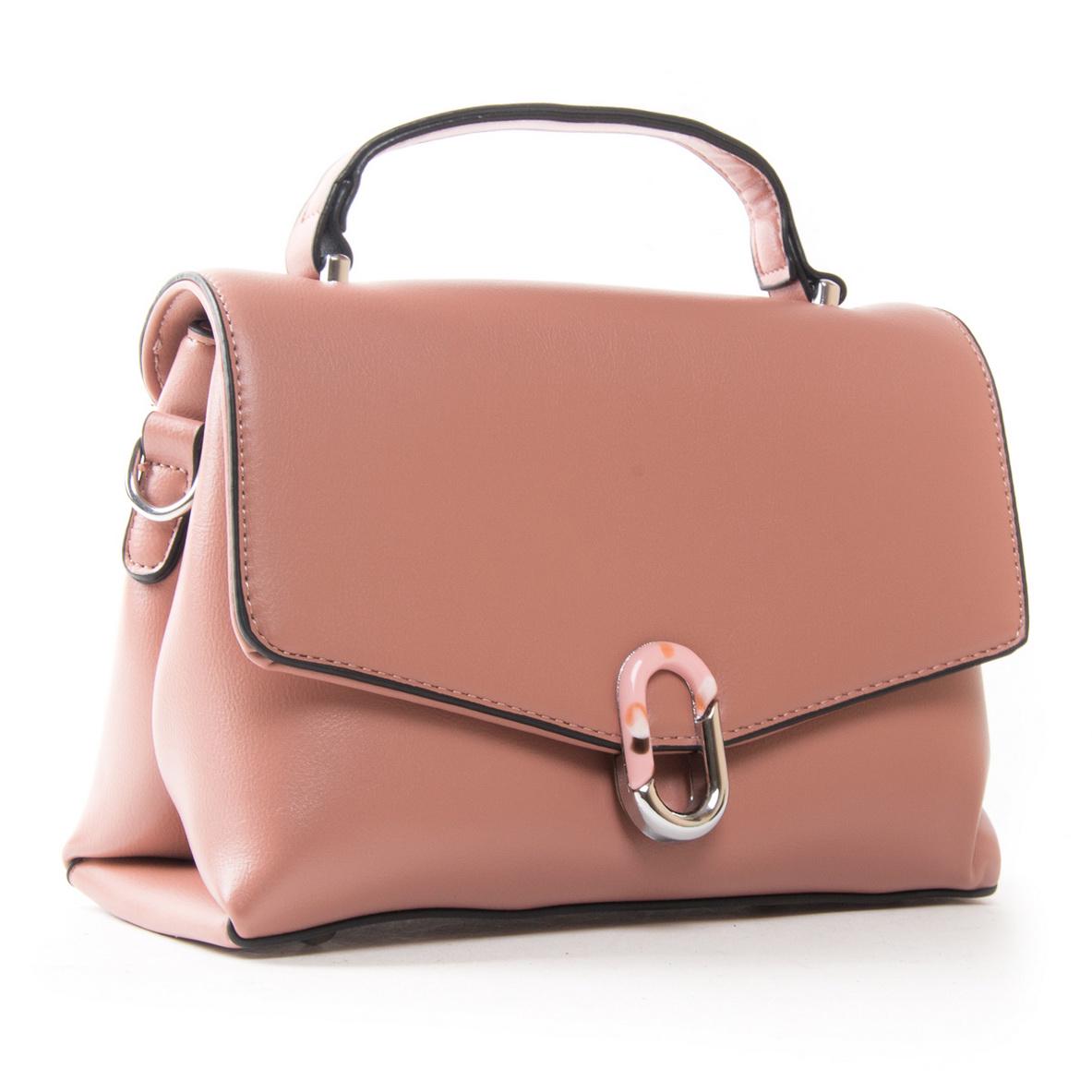 Женская сумочка на два отделения Fashion 701 Пудровый