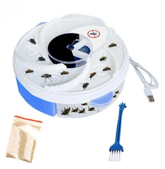 Отпугиватель от насекомых USB Electric Fly Trap MOSQUITOES 3022 Белый - фото 4