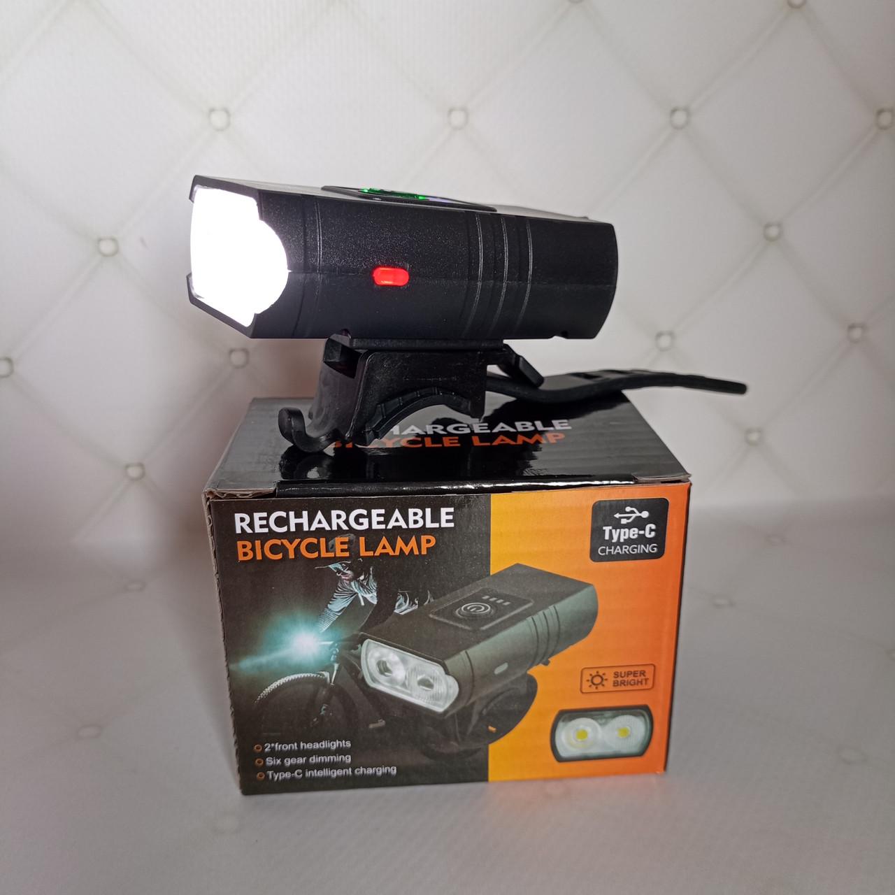 Ліхтар для велосипеда BK-02 Pro-T6 ULTRA LIGHT Чорний (2612940065)