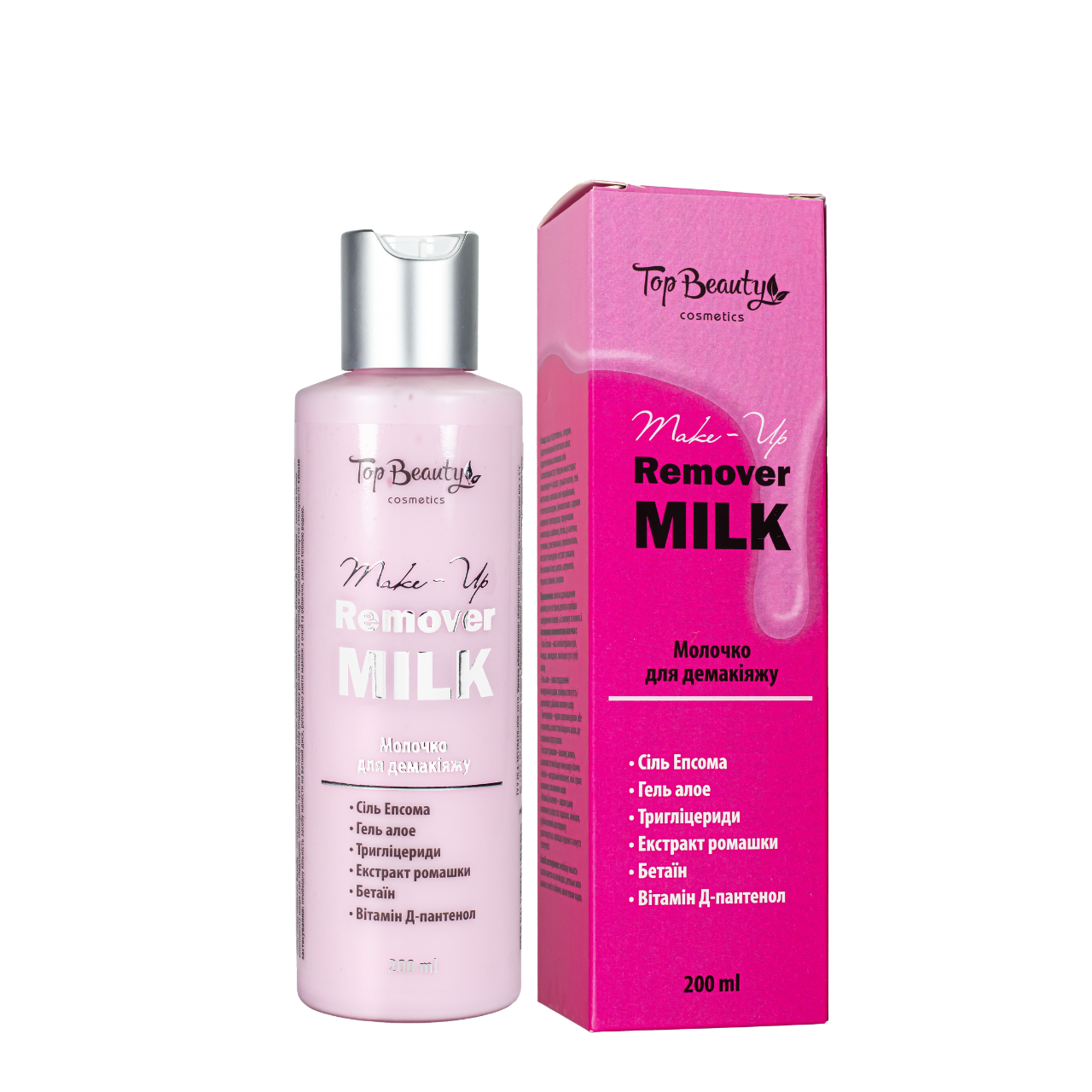 Молочко для демакияжа Top Beauty Make-Up Remover Milk 200 мл Молочко для демакияжа Top Beauty Make-Up Remover Milk 200 мл