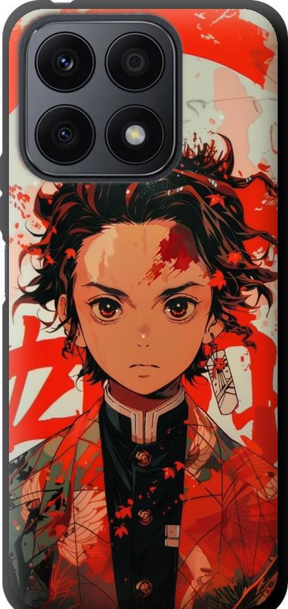 Чехол на Huawei Honor X8a Тандзиро Камадо (6131b-2963-42517)
