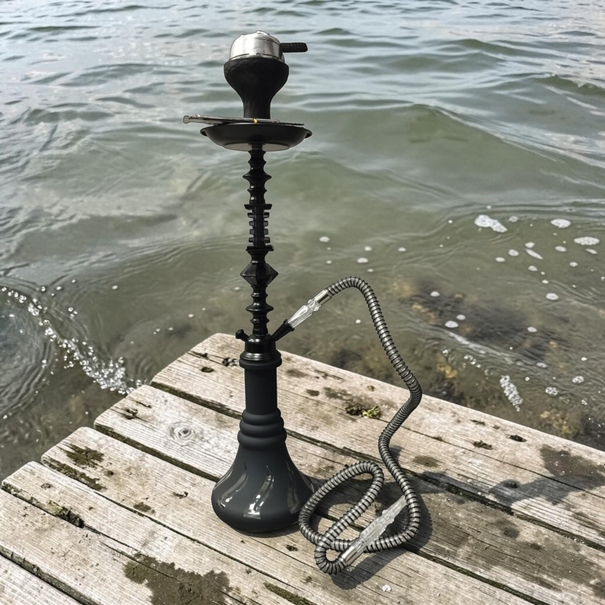 Кальян Hookah Mustafa Alto Black Plus 62 см на 1 человека (13021P)